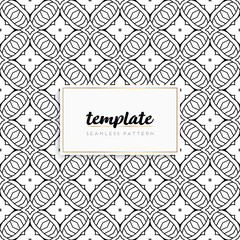 Background mandala seamless pattern vector