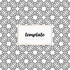 Background mandala seamless pattern vector