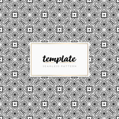 Background mandala seamless pattern vector