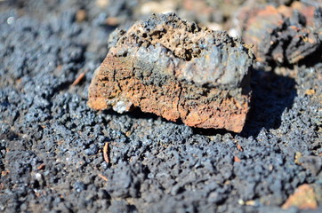 cracked and destroyed asphalt background