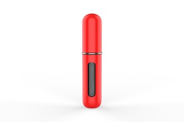 Blank Refillable Aluminum Atomizer For Branding, 3d render illustration.