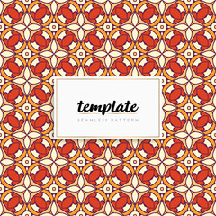 Colorful mandala seamless pattern vector