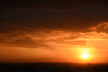 Sunset amazing at Brazil