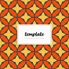 Colorful mandala seamless pattern vector