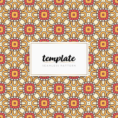 Colorful mandala seamless pattern vector