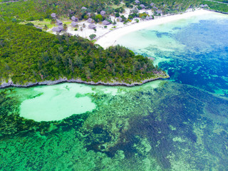 Superbe plage de l'archipel de Zanzibar