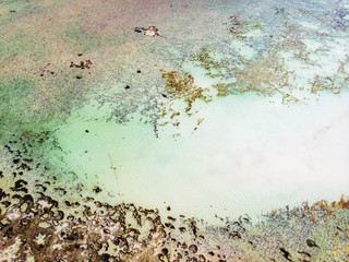 Vue aérienne plage de Zanzibar