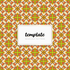 Colorful mandala seamless pattern vector