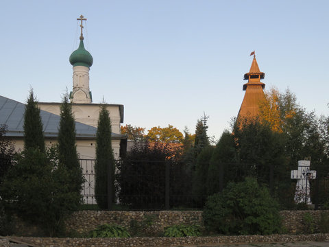 Ancient monastery of Svyato-Pafnutiev Borovsky monastery is situated a hundred kilometers from Moscow . The monastery was founded in the middle of the XV century by the monk Paphnutius Borovsky. 