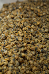 A bunch of dried scallops