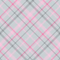 Seamless pattern in fascinating cold gray and pink colors for plaid, fabric, textile, clothes, tablecloth and other things. Vector image. 2