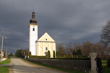 Saint John the Baptist Parish Church in Recica, Croatia