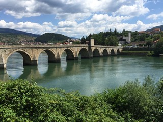 Fototapeta premium bridge over the river