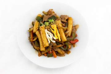 Stir-Fried Rice Cake with Soy Sauce