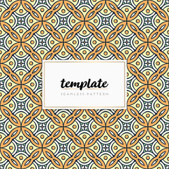 Colorful mandala seamless pattern vector