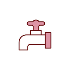 water faucet icon vector design template
