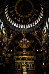 Fototapeta na wymiar ルーマニア ・シビウの大教会 Holy Trinity Cathedral, Rumania,Sibiu 