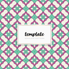 Colorful mandala seamless pattern vector