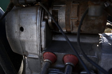 engine of old motocycle dnepr-11