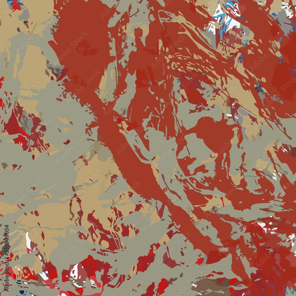 Poster abstract background blurred texture of shapes of colored lines and spots of paint