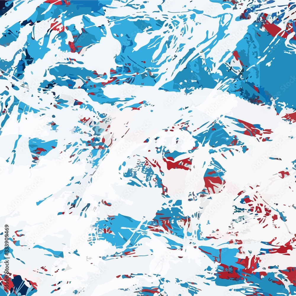 Poster abstract background blurred texture of shapes of colored lines and spots of paint
