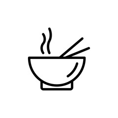 noodle icon vector design template