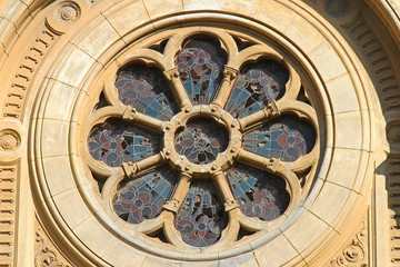 Sinagogue Window Timisoara Romania