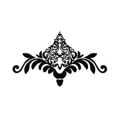 Fototapeta premium Oriental vector damask patterns for greeting cards and wedding invitations.