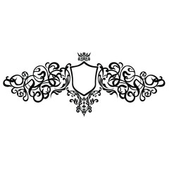 Oriental vector damask patterns for greeting cards and wedding invitations.