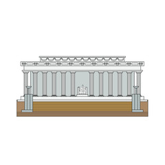Lincoln Memorial in Washington DC city in USA