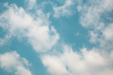 Natural sky beautiful blue and white texture background