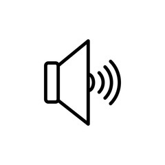 speaker icon vector deign template