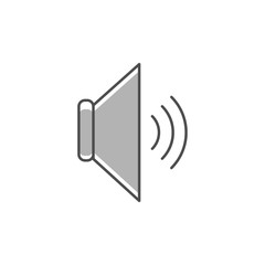 speaker icon vector deign template