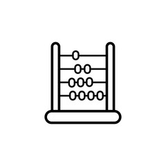 abacus icon vector design template