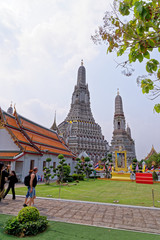Naklejka premium Wat Pho Temple of the Reclining Buddha - Bangkok - Thailand