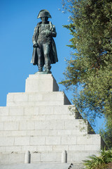 Ajaccio, Corsica / France.03/10/2015.Statue of Napoleon Bonaparte as first imperator of France,...