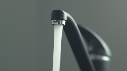 Hot running water granite tap