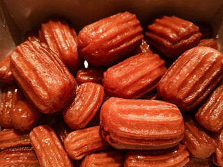 Traditional Turkish Dessert Tulumba (Tulumba Tatlisi) in Turkey