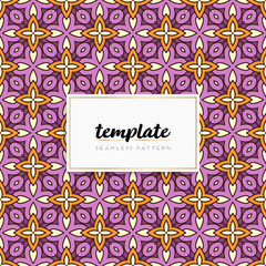 Colorful mandala seamless pattern vector