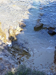 Orange beach in Chalkidiki