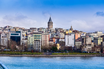 Panoramic View of Istanbul city, Turkey