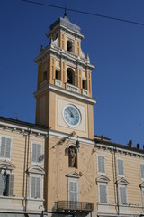 Fototapeta na wymiar Parma, Italy, Emilia, Square Garibaldi