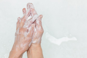 Fototapeta premium To wash hands