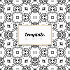 Colorful mandala seamless pattern vector