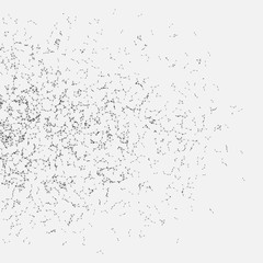 Network Mesh Random Procedural Art background illustration