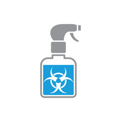 Quarantine related icon on background for graphic and web design. Creative illustration concept symbol for web or mobile app
