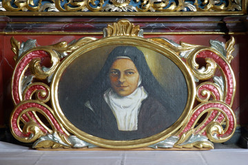 Saint Therese of Lisieux, Saint Joseph altar, Church of the Assumption of the Virgin Mary in...