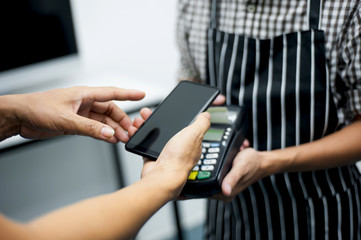 Mobile payment(NFC). Mobile Phones and Pay.