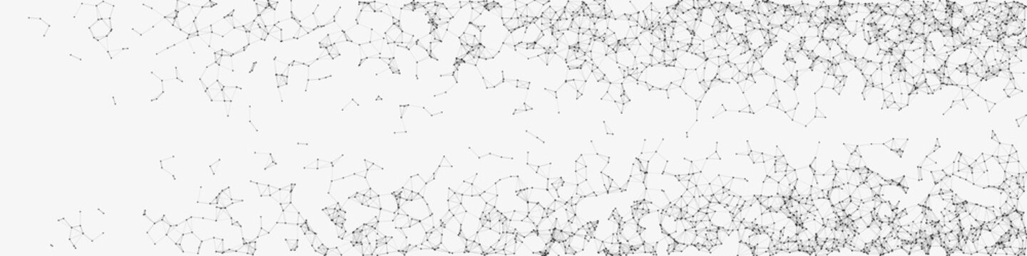 Network Mesh Random Procedural Art background illustration