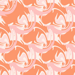 Fototapeta na wymiar seamless pattern with colored stains, water, liquid acrylic Vector. pink, orange, white color